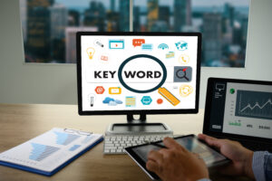 Attract organic traffic with informative keywords related to your services