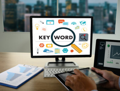 Attract organic traffic with informative keywords related to your services